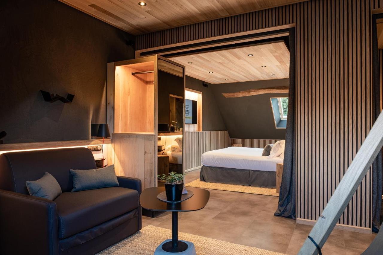 Le Studio Des Pres Verts Suite Design Avec Jacuzzi Privatif Jouey Luaran gambar