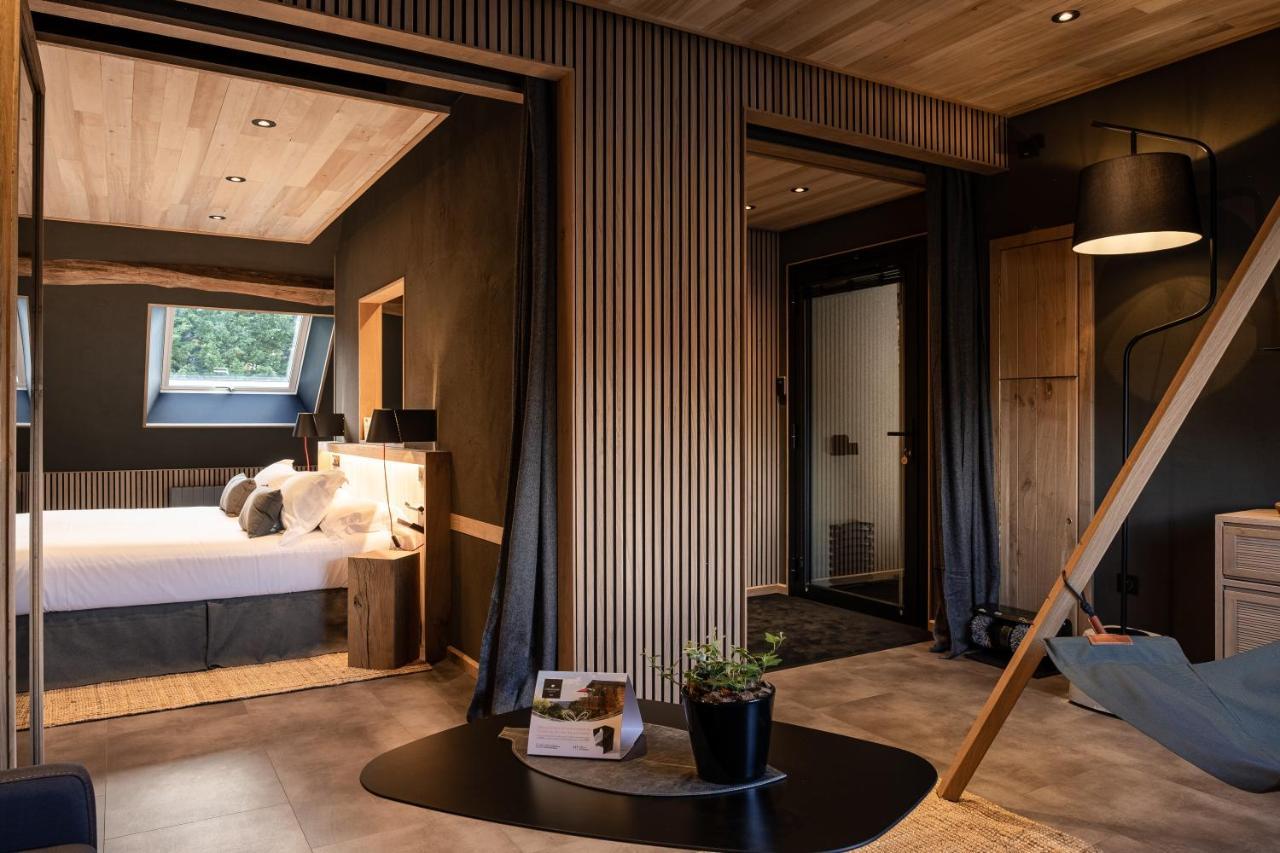 Le Studio Des Pres Verts Suite Design Avec Jacuzzi Privatif Jouey Luaran gambar