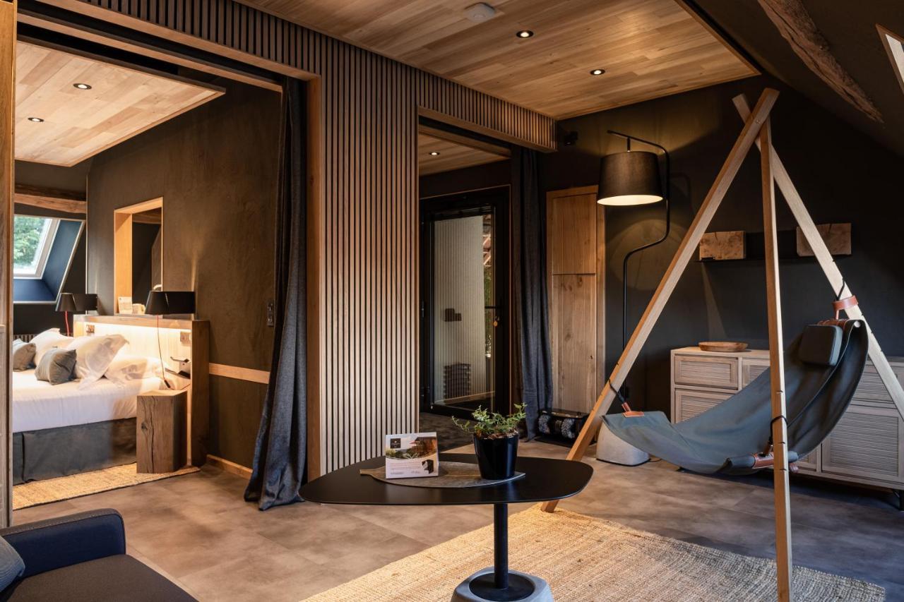 Le Studio Des Pres Verts Suite Design Avec Jacuzzi Privatif Jouey Luaran gambar